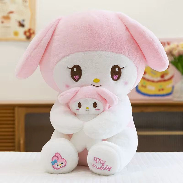 عروسک مدل ملودی بچه بغل کد JIM110 ارتفاع 65 سانتیمتر