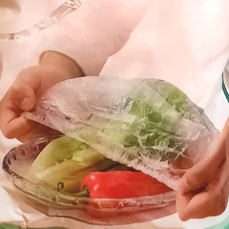 درپوش پلاستیکی ظروف مدل محافظ غذا کد 1221 بسته 50 عددی